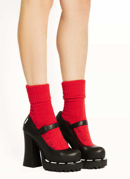 Shur Shur Red socks