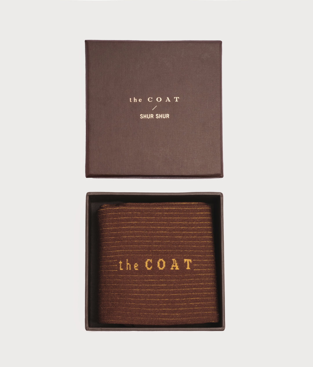 the COAT x SHUR SHUR knee socks