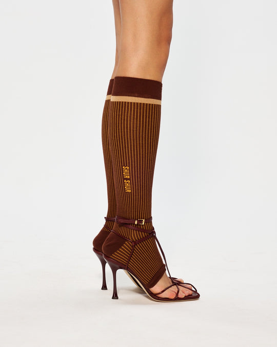 the COAT x SHUR SHUR knee socks