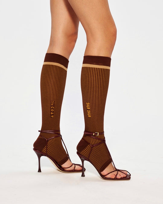 the COAT x SHUR SHUR knee socks