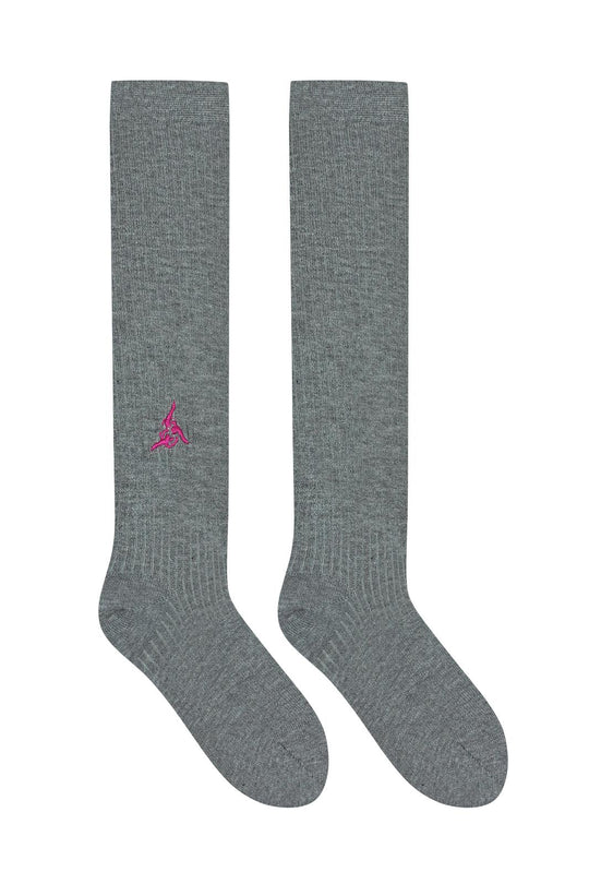 Knee socks Little Bloom grey