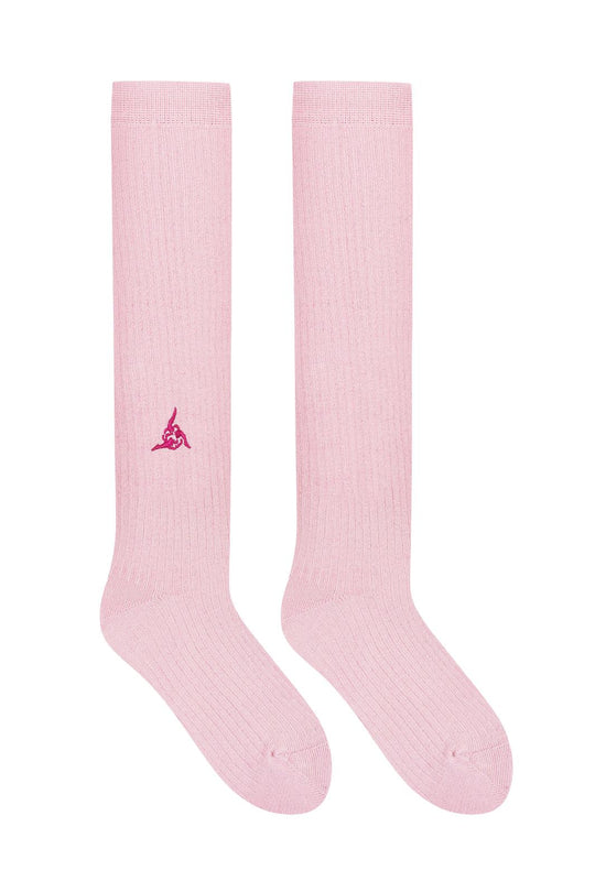 Knee socks Little Bloom pink