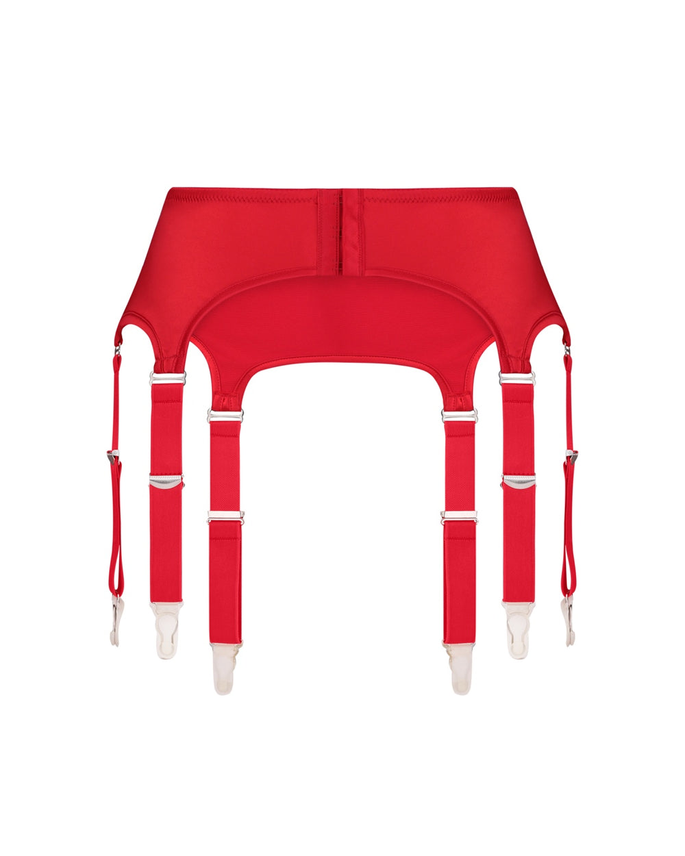 Satin red belt
