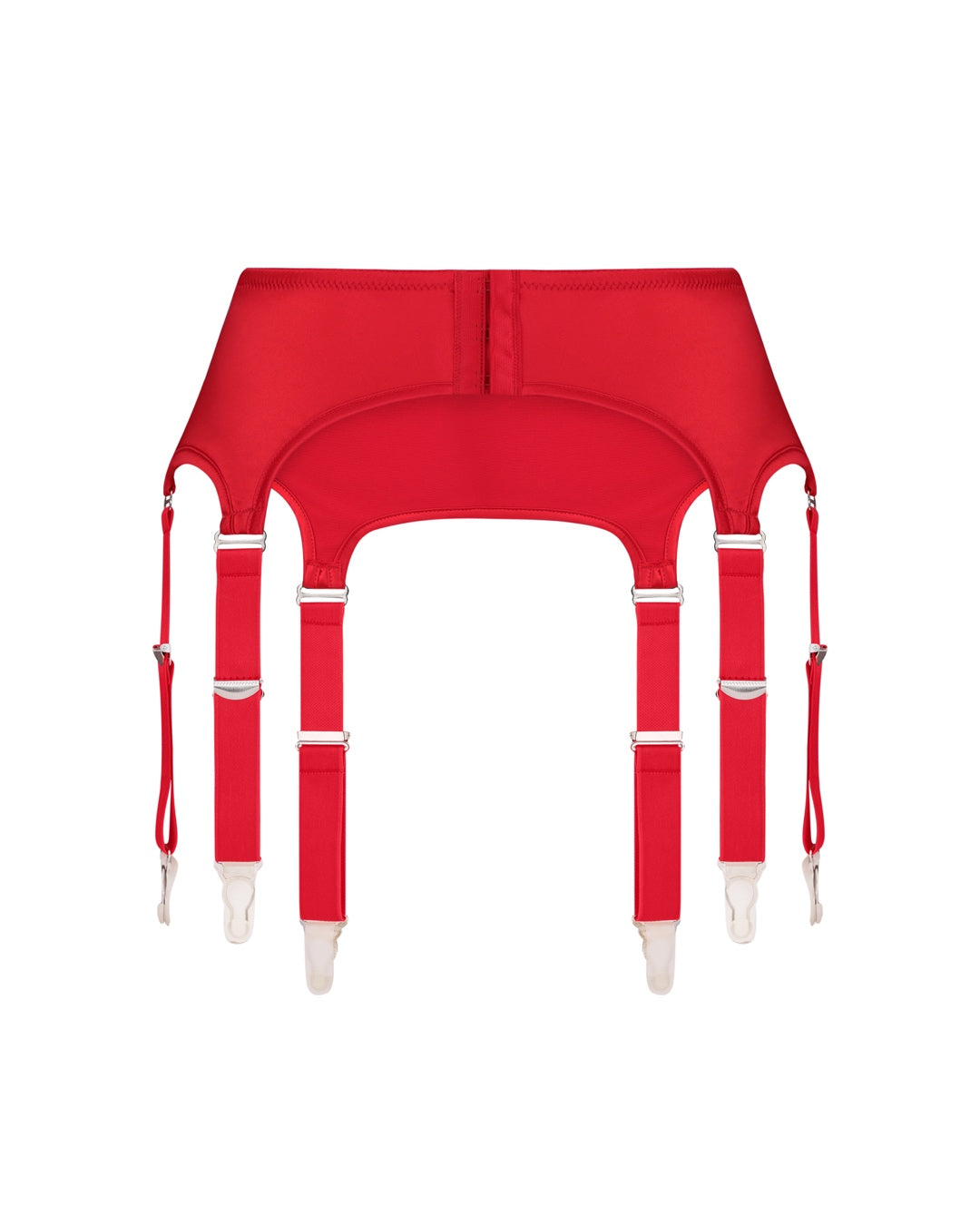 Satin red belt